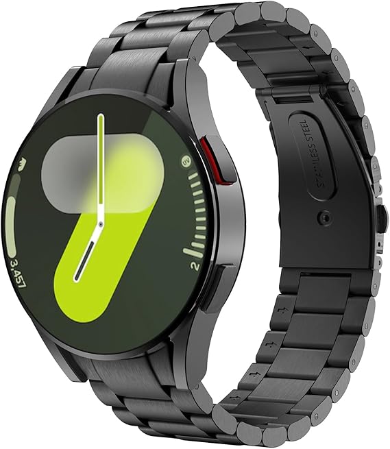 MoKo Metal Band Compatible with Samsung Galaxy Watch 7/6/5/4/FE 40mm/44mm