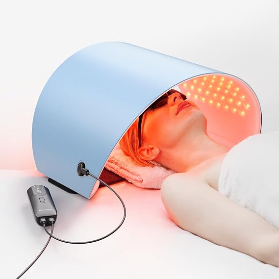FDA Cleared Red Light Therapy for Face and Neck, 4 Modes LED Mask Light Therapy, Blue Infrared Red Light Therapy Mask for Face, PDT Photons Facial Skin Care Device