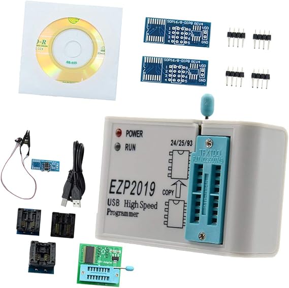 EZP2019 High Speed USB, Support SPI Programmer 24 25 93 eeprom Flash Bios