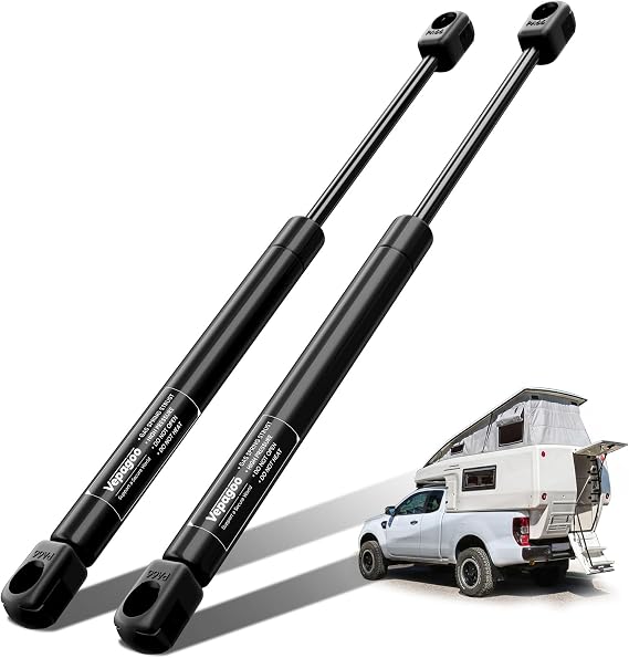 Vepagoo 20 inch 15Lb Gas Strut Prop Spring Shock Lift Supports for RV Bed Camper Bed Storage Heavy Duty Lid Pickup Truck Tonneau Cover Trailer Basement Door (Fits 12-16Lb Lid