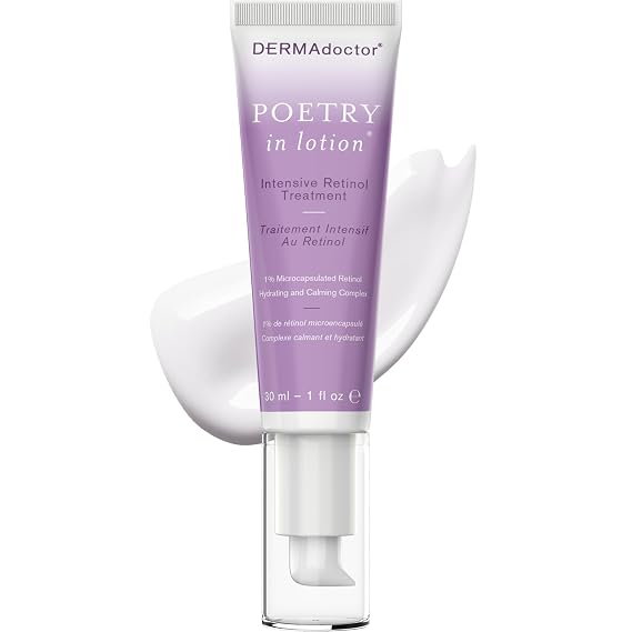 DERMAdoctor Retinol Anti Aging Wrinkle Cream for Dark Spots, Uneven Skin Tone, Discoloration, Anti Wrinkle, Hydrating, Non Irritating, Aging Cream for Face - Dermatologist Formulated Retinoids - 1 Oz