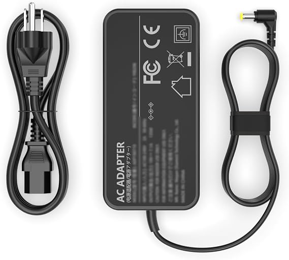 Superer New Slim 135W Charger Fit for Acer Nitro 5 Gaming Laptop Power Cord