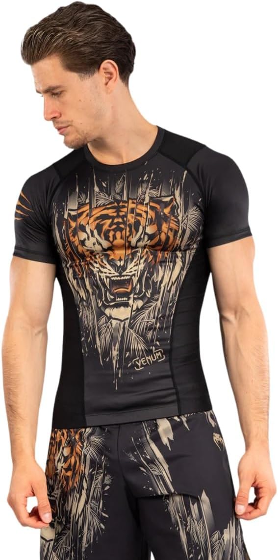 Venum Tiger Men's Short Sleeve Rashguard
