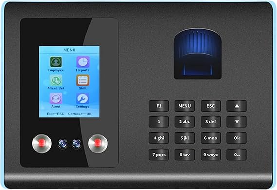 FA01 Biometric Time Clock for Small Businesses and Offices Face Fingerprint Attendance System Machine Device with Multi-Language