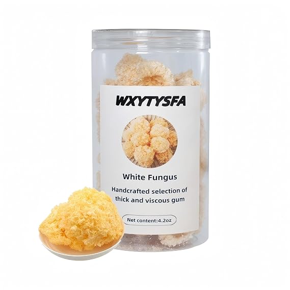 Dried Snow Fungus (Tremella) - Whole White Fungus, Vegan, GF, 4.2oz