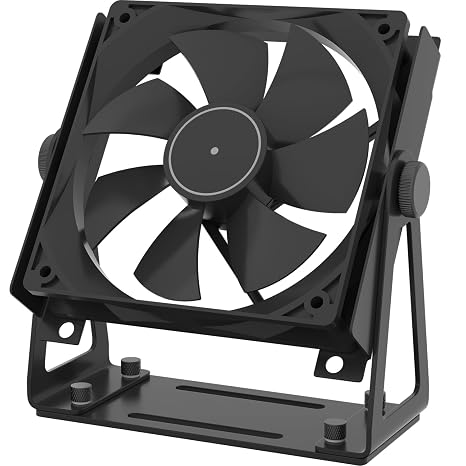 Multi-Purpose Desk Fan Stand Mount, Black
