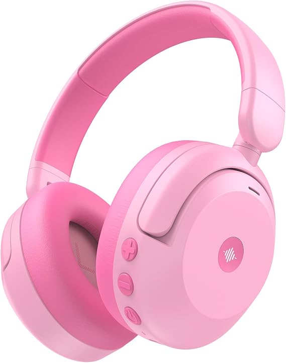 iClever BTH20 Active Noise Cancelling Headphones for Kids Toddler Travel