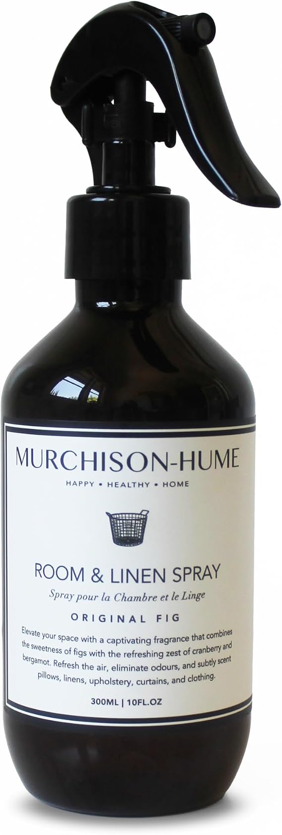 Murchison-Hume Room & Linen Spray Original Fig, 10 oz | Non-Toxic, Pet-Friendly, Eco-Friendly Luxury Home Fragrance | Elegant Scent for Bedding, Upholstery & Interiors
