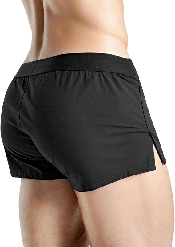 Rounderbum Mens Lift Tech Boxer Brief Butt Lifting Underwear for Men, Cotton Stretch, Low-Rise Fit - 5 Colors, Sizes SXL