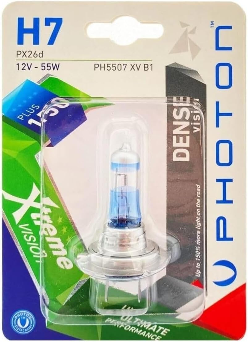 Photon H7 12W 55W XTREME VISION %150 FAZLA IŞIK TEKLİ BLİSTER