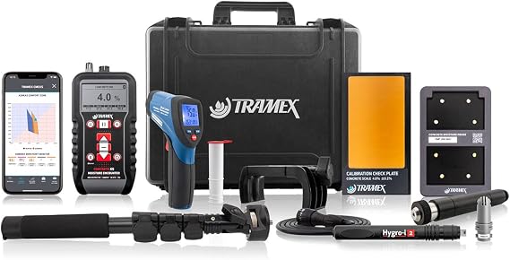 Tramex Concrete Determinator Inspector Kit CDIK, Moisture Meter