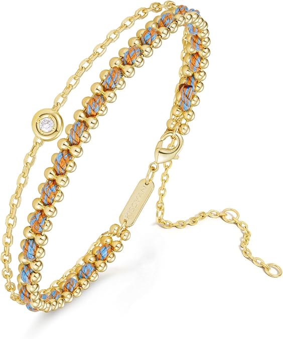 KissYan Layered Stack Bracelet for Women