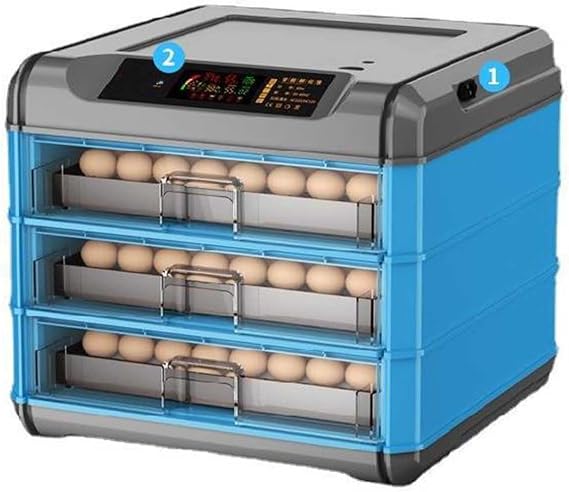 Fully Eggs Hatcher Automatic 448Eggs, Chicken Incubators Temperature Control & Automatic Egg Turner, Egg Incubator for Hatching Chickens Egg Bird Duck Quail (A 448 Eggs)