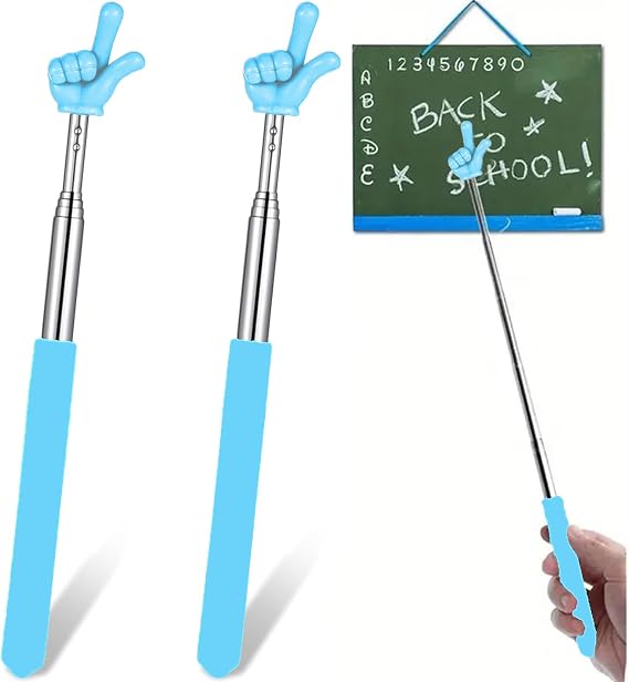 2Pcs Pointer Finger Stick, Sky Blue