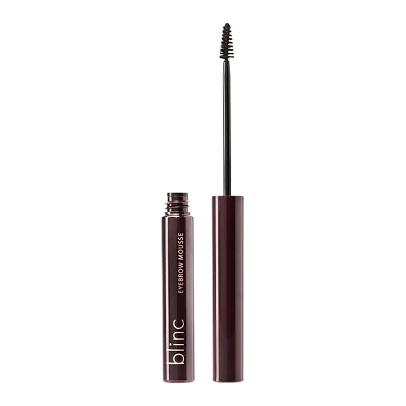 blinc Eyebrow Mousse, Volumizing Tinted Brow Gel, Dark Brunette