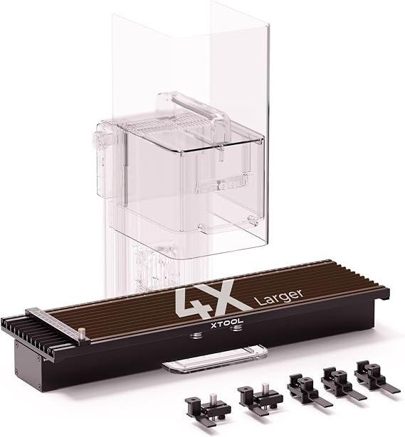 xTool F1/F2 Slide Extension Kit, 4X Working Area, Batch Processing