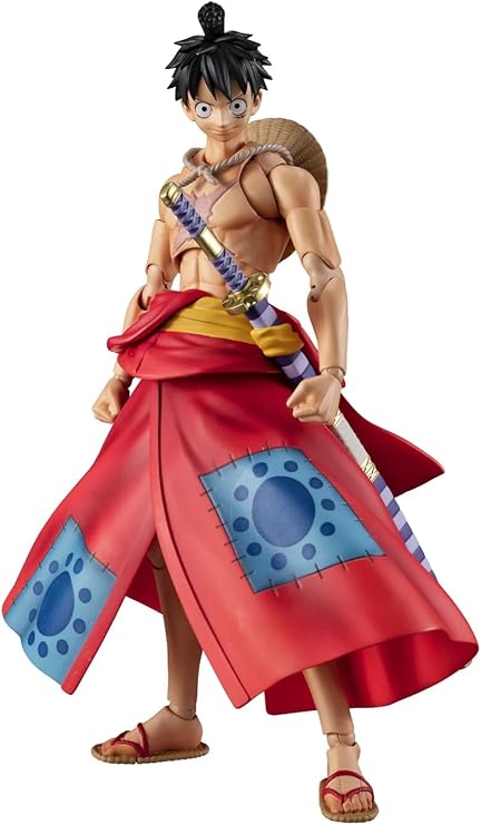 Variable Action Heroes One Piece Luffy Taro, Approx. 6.9 inches 175 mm, PVC Pre-Painted Action Figure