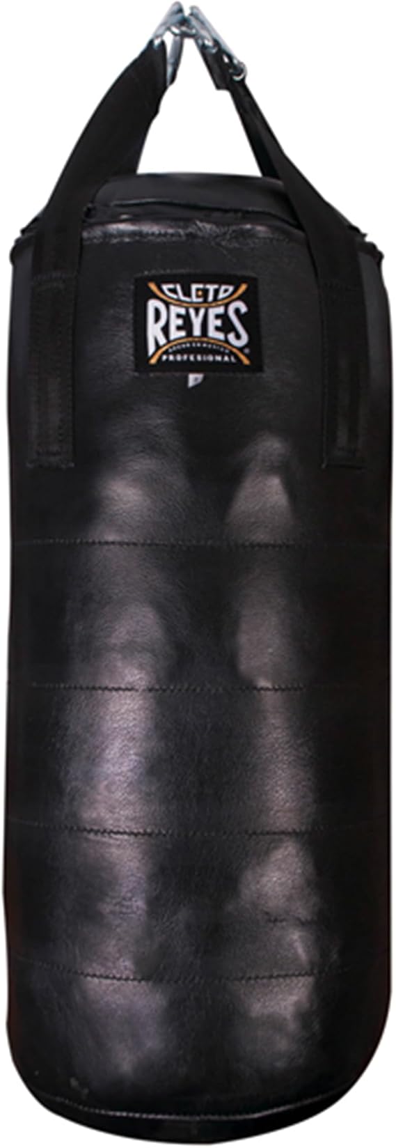 CLETO REYES Heavy Punching Bag for Adults Boxing Training Equipment, MMA, Kickboxing, Muay Thai, Leather, Small, Black