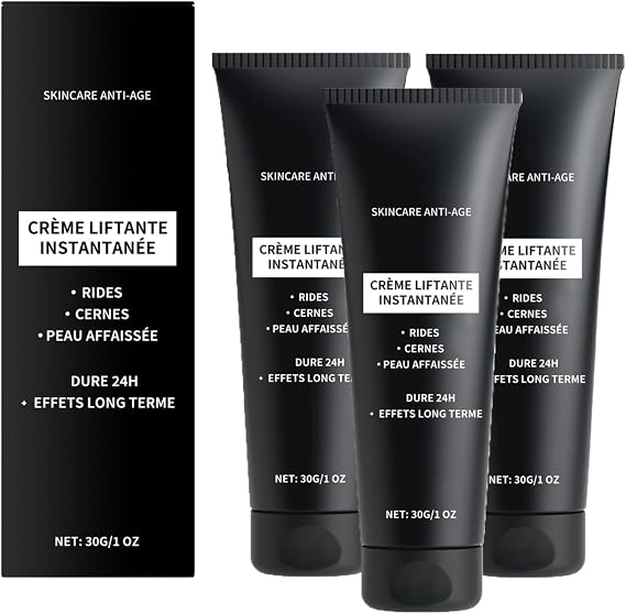 Instant Anti-Wrinkle Lifting Cream, Instant Face Lift Cream, Anti-Ageing Face Cream, Instant Effect Against Wrinkles, Bags and Swelling (3 Pieces)