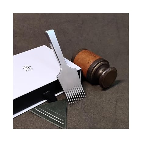 Pricking Irons 10 Sizes Customized,French Hexagonal Punching (5,0mm)