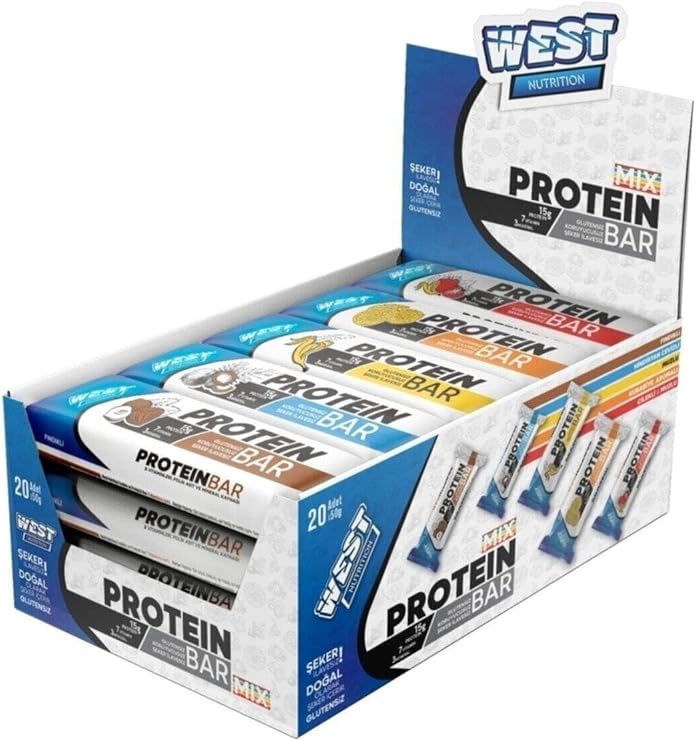 West Nutrition Karışık Protein Bar 20 Adet x 50 Gram
