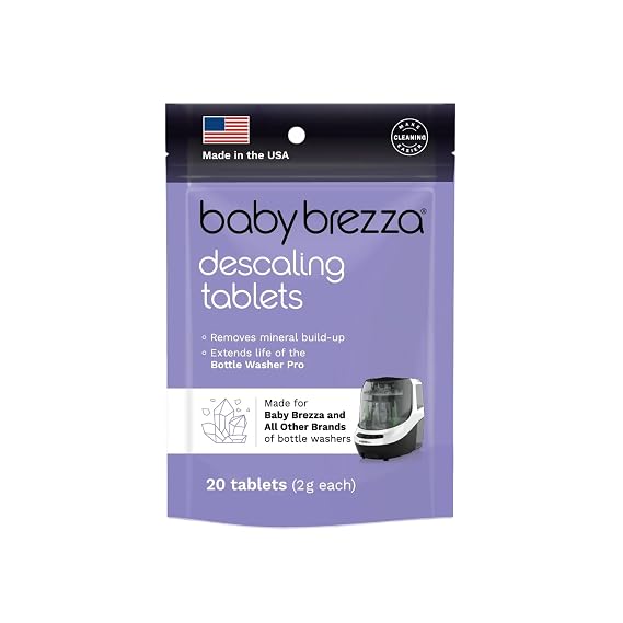 Baby Brezza Descaling Tablets for All Brands of Baby Bottle Washer Machines