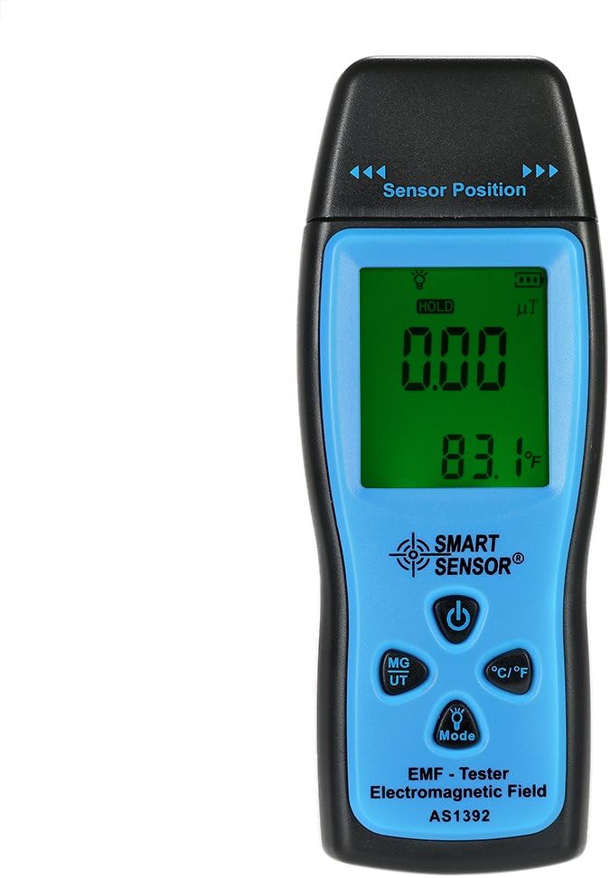 Smart Sensor Handheld Mini Digital LCD EMF Tester Electromagnetic Field Radiation Detector Meter Dosimeter Tester Counter