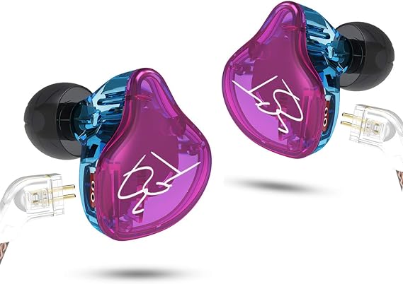 KZ ZST Pro Dynamic Hybrid Dual Driver in-Ear Headphones (Color Without Mic)