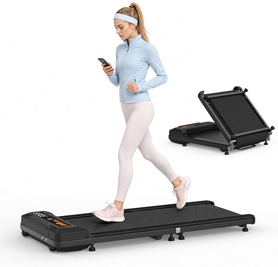 Walking Pad Under Desk Treadmill for Home Small Space, 180 Foldable Design