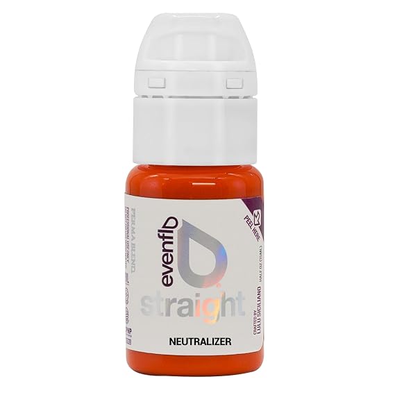 Evenflo Colours - Neutralizer Tattoo Ink - Microblading Ink to Enhance Color - Lip Tattoo & Blushing Supplies for Permanent Color - Bright Orange with Warm Undertones Lip Blush (0.5 oz)