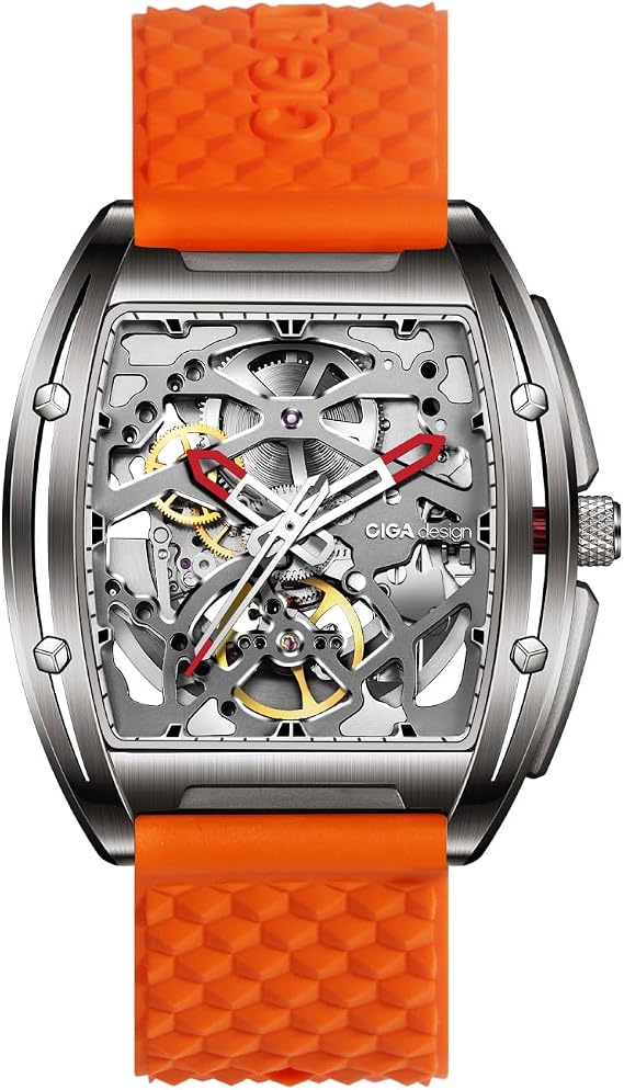 CIGA Design Edge Titanium Automatic Mechanical Watch for Men