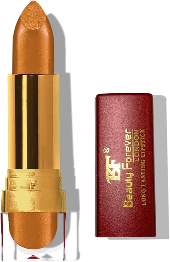 Beauty Forever Long Lasting Cream Lipstick, Glossy & Moisturising Lip Formula, Vitamin C & E Enriched, Hydrating Feature, High Impact Lip Colour, Available In 24 Shades (Nectar (LL123))