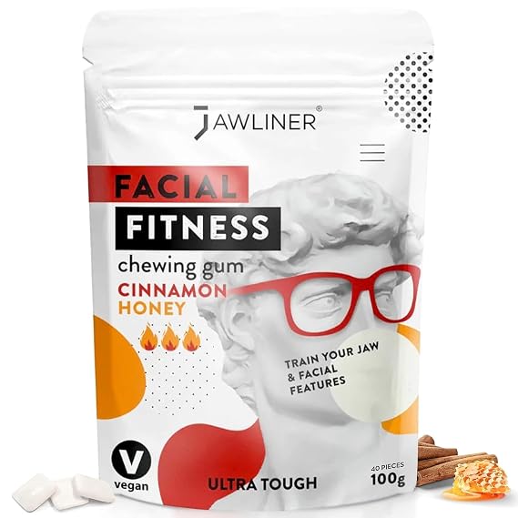 Jawliner Pioneers the Toughest Handmade Extreme Ultra15x Harder Jawline Gum with 12 Weeks Coaching - Sugar-Free Mastic Gum with No Artificial Flavors - Hard Chewing Jaw gum for Jaw Shaping & Mewing (2 Months Pack)