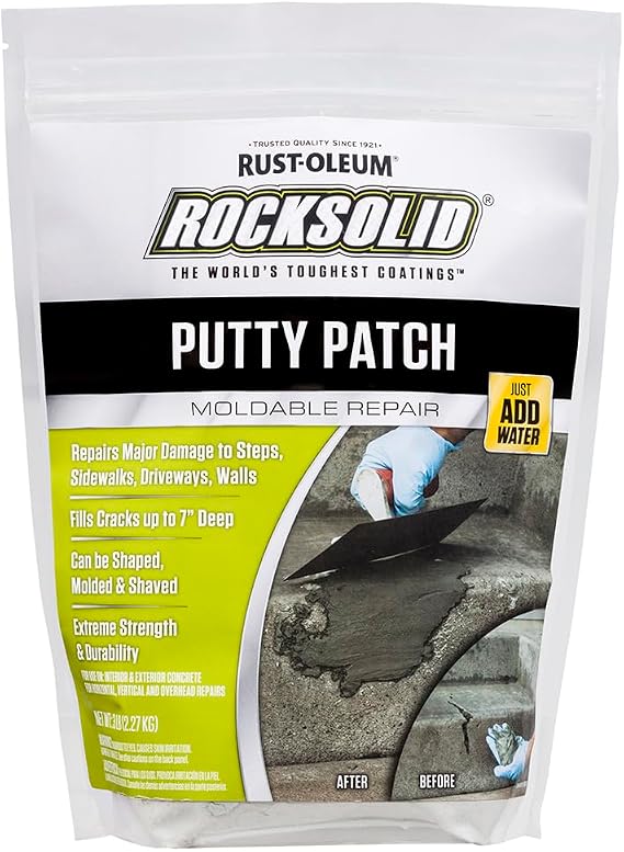 Rust-Oleum 60627 Rocksolid Concrete Putty Patch