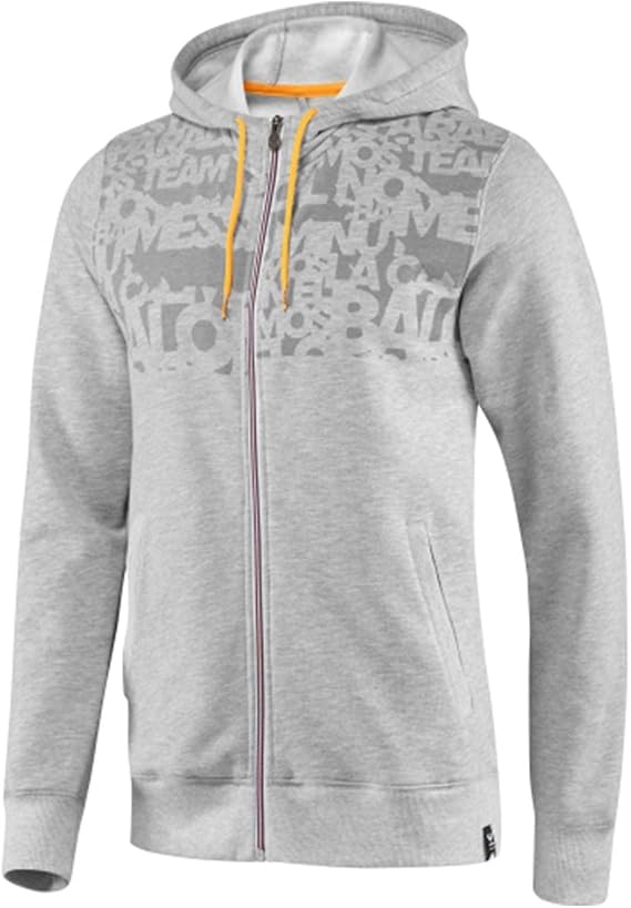 adidas Messi Full Zip Hooded Sweat Jacket Grey (L)