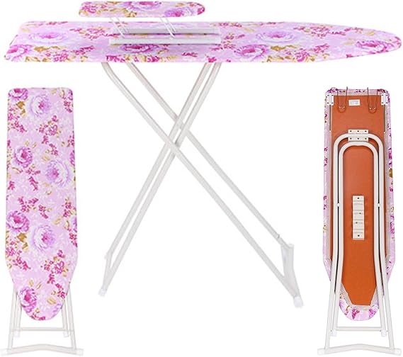 USA Space Saver Ironing Board, 36"x12", Adjustable Height, Fold-Up, Lightweight