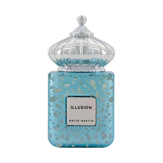 Matin Martin Illusion for Unisex - Arabian Perfume for Women & Men - Long Lasting Oriental Floral Fragrance with Musk & Vanilla Scent - Arabic Cologne - Travel Size - 3.4 oz EDP Spray
