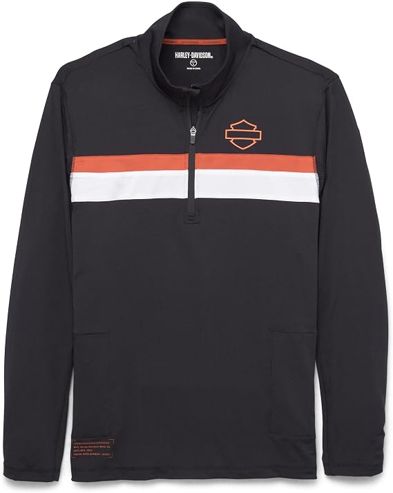 Harley-Davidson Men's Performance 1/4-Zip Pullover - 96026-22VM