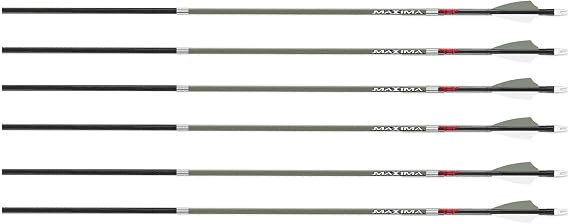 Carbon Express Maxima RED Drab (Olive Drab) .400 6pk Arrows