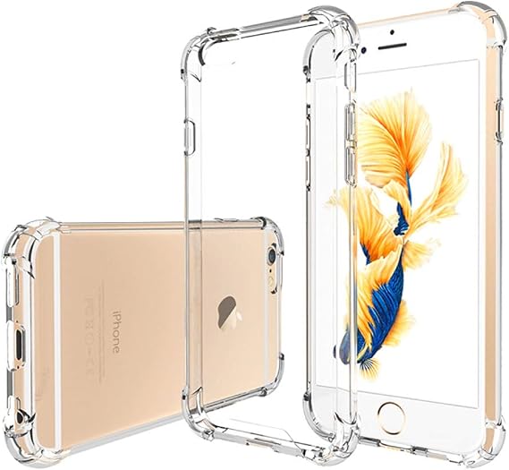 Hually iPhone 6S Case, iPhone 6 Case, Transparent Soft Flexible Extremely Thin TPU Silicone Case Cover for iPhone 6s/6 4.7 Inches Transparent
