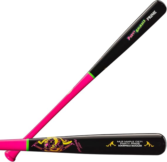 Louisville Slugger Pro Prime Savannah Bananas and Party Animals C271 Maple Baseball Bats