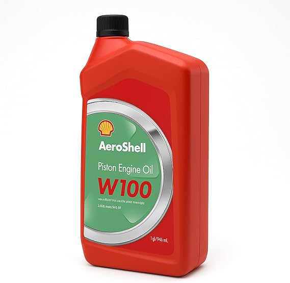 AeroShell W100 Ashless Dispersant Oil - 1 Quart