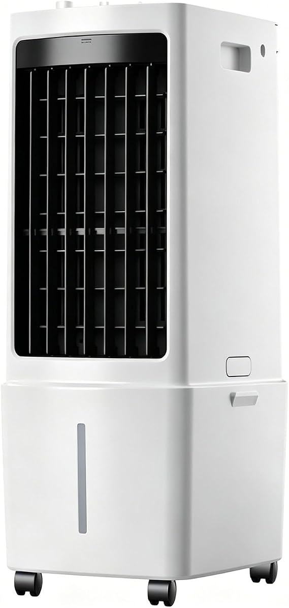 Portable Air Conditioner, 12L Mobile Air Conditioning Unit Humidifier Cooling Fan, 3 Mode & 3 Speed, 7.5H Timer, Remote Control, Evaporative Air Cooler for Home Office Bedroom Kitchen [Energy Class A]