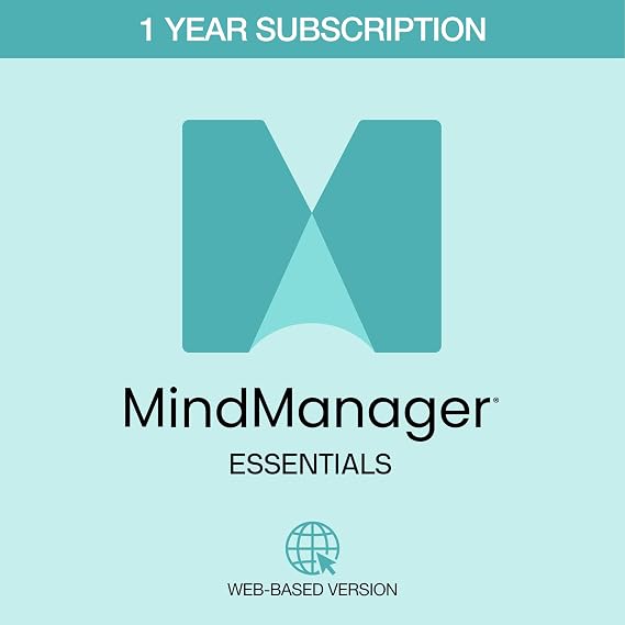 MindManager Essentials | 1 Year Personal Subscription | Visualization Tools and Mind Mapping Software [Web Access]