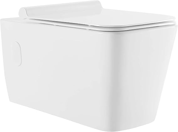 Concorde Wall hung Toilet Bowl, Black Hardware