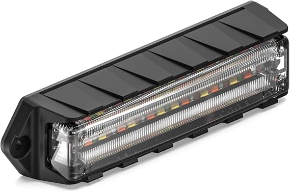 Feniex Q-Surface Mount | 3 Programmable Modes | 5 Colors in One (Red-Blue-Amber-White-Green) | 27 LEDs, Super Bright 3 Watt LEDs, SAE Class 1