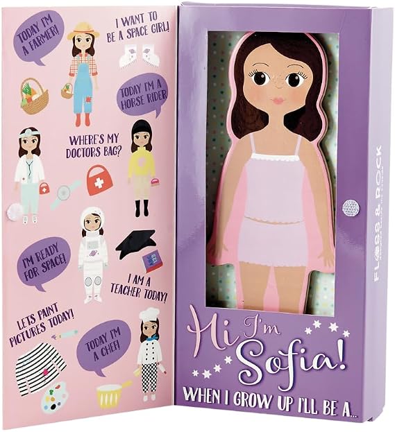 Floss & Rock: Magnetic Dress-Up Doll - Sophia