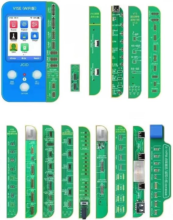 JC ID V1SE Wi Fi Version Phone Part ID Read Write Repair Programmer with 15 x PCB