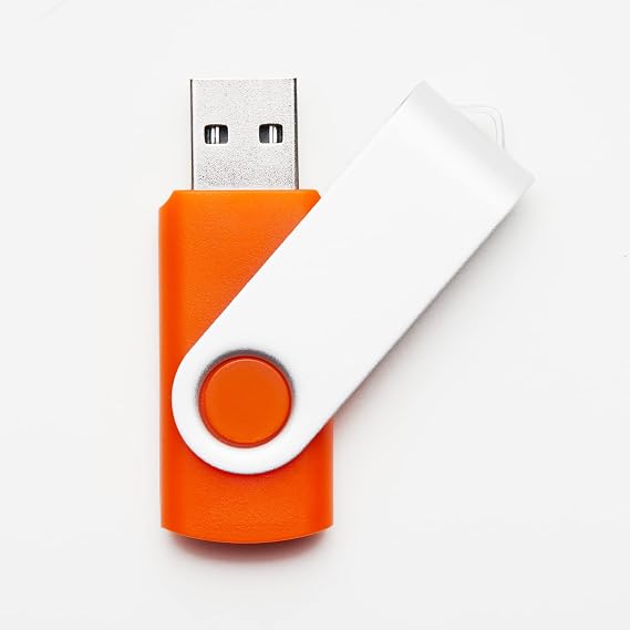 128MB Orange USB 2.0 Flash Drive Wholesale Bulk Memory Lot