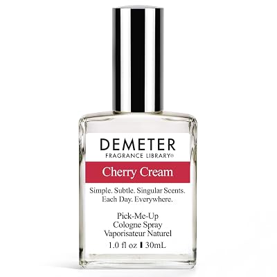 DEMETER Natural Perfume Spray Cologne for Women, Cherry Cream, 1 oz